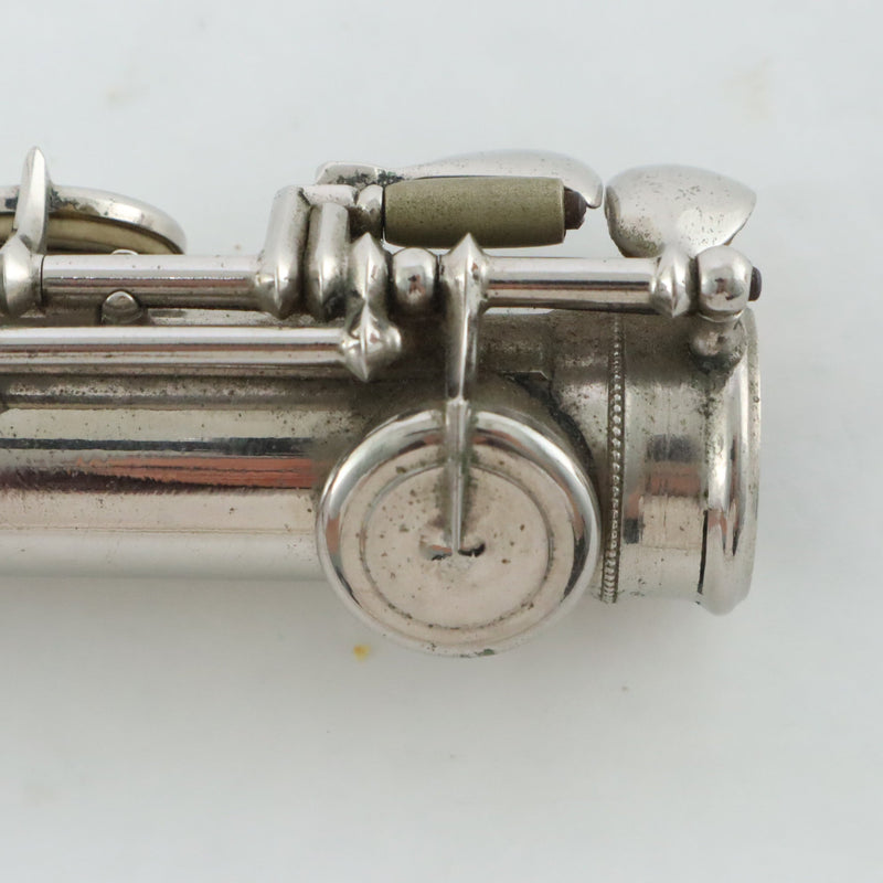 Francois Verrier Lyon Handmade Boehm Flute HISTORIC- for sale at BrassAndWinds.com
