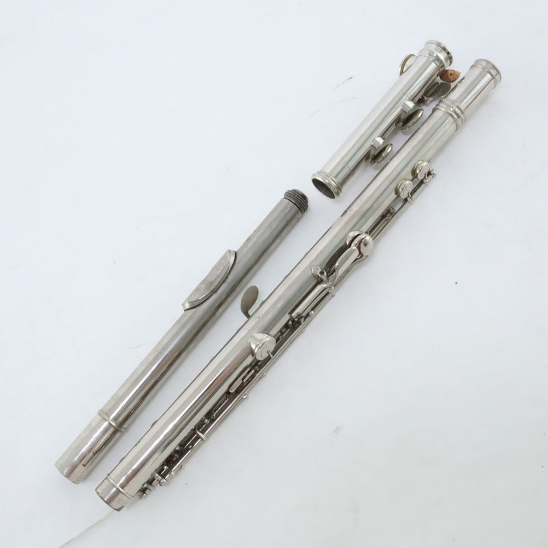 Francois Verrier Lyon Handmade Boehm Flute HISTORIC- for sale at BrassAndWinds.com