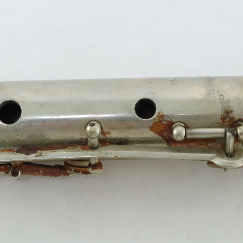 Gautrot Aine Double Wall 5-Key Metal Flute VERY RARE- for sale at BrassAndWinds.com