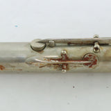 Gautrot Aine Double Wall 5-Key Metal Flute VERY RARE- for sale at BrassAndWinds.com