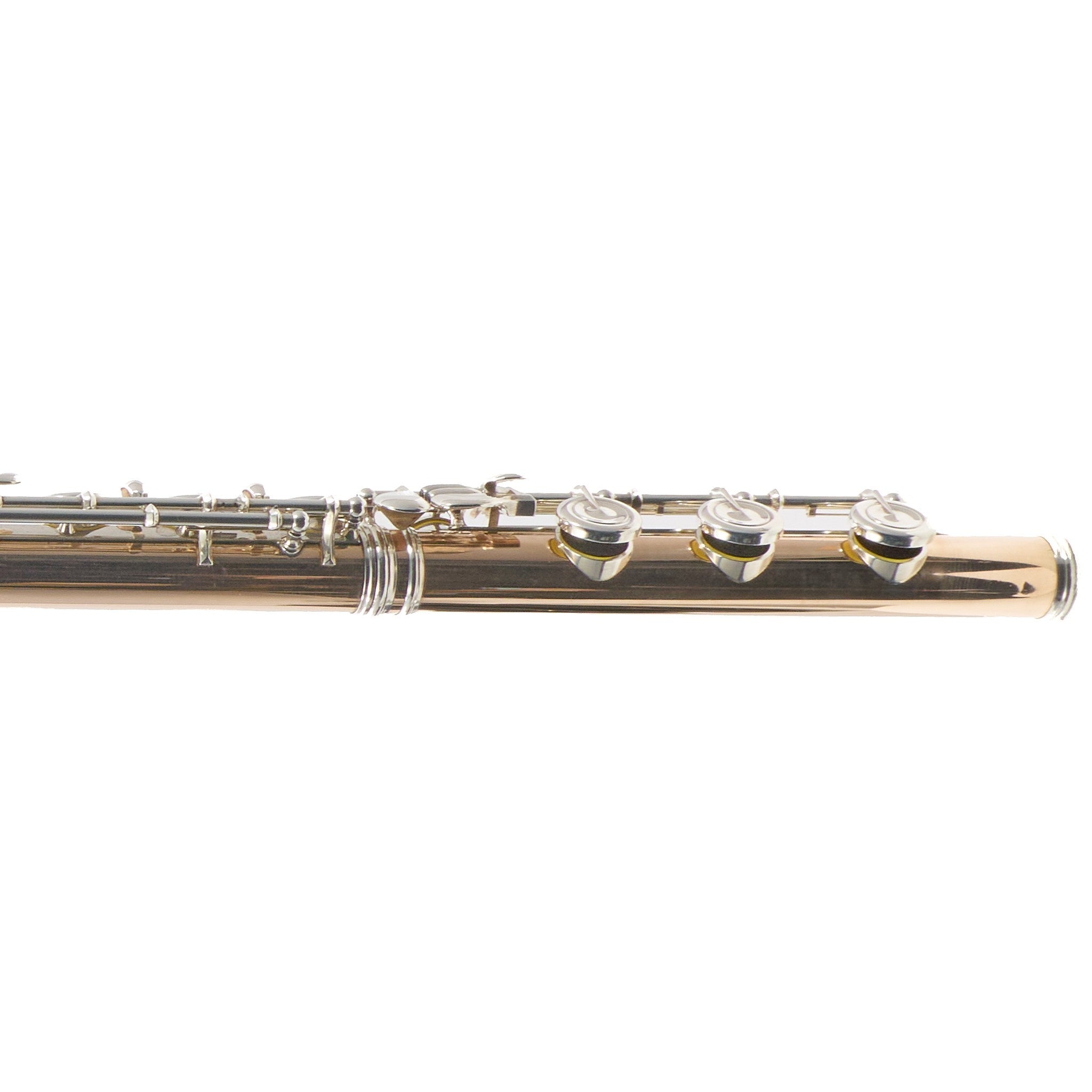 Geoghegan Handmade 14K Gold Flute with Silver Mechanism