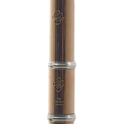 Geoghegan Handmade 14K Gold Flute with Silver Mechanism