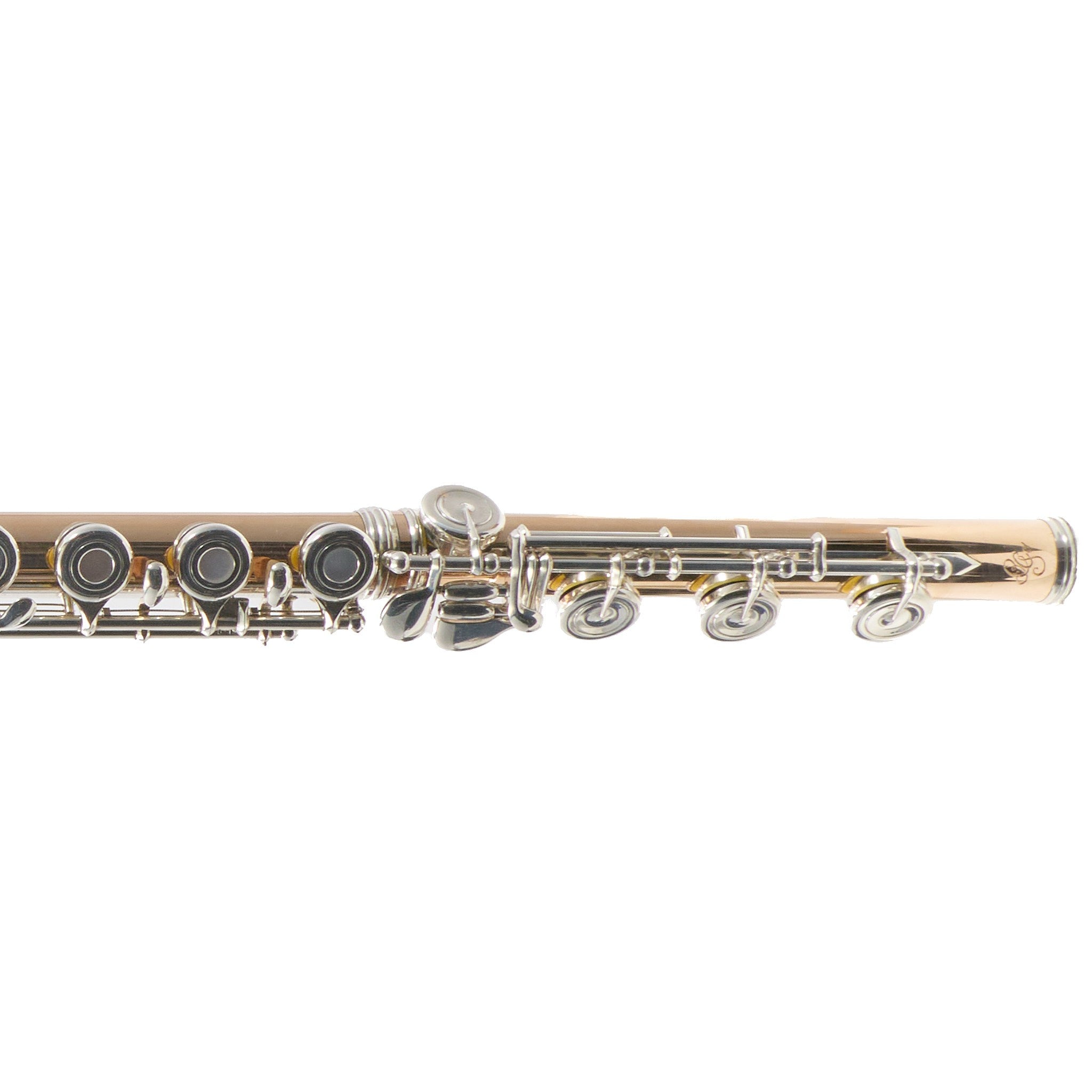 Geoghegan Handmade 14K Gold Flute with Silver Mechanism