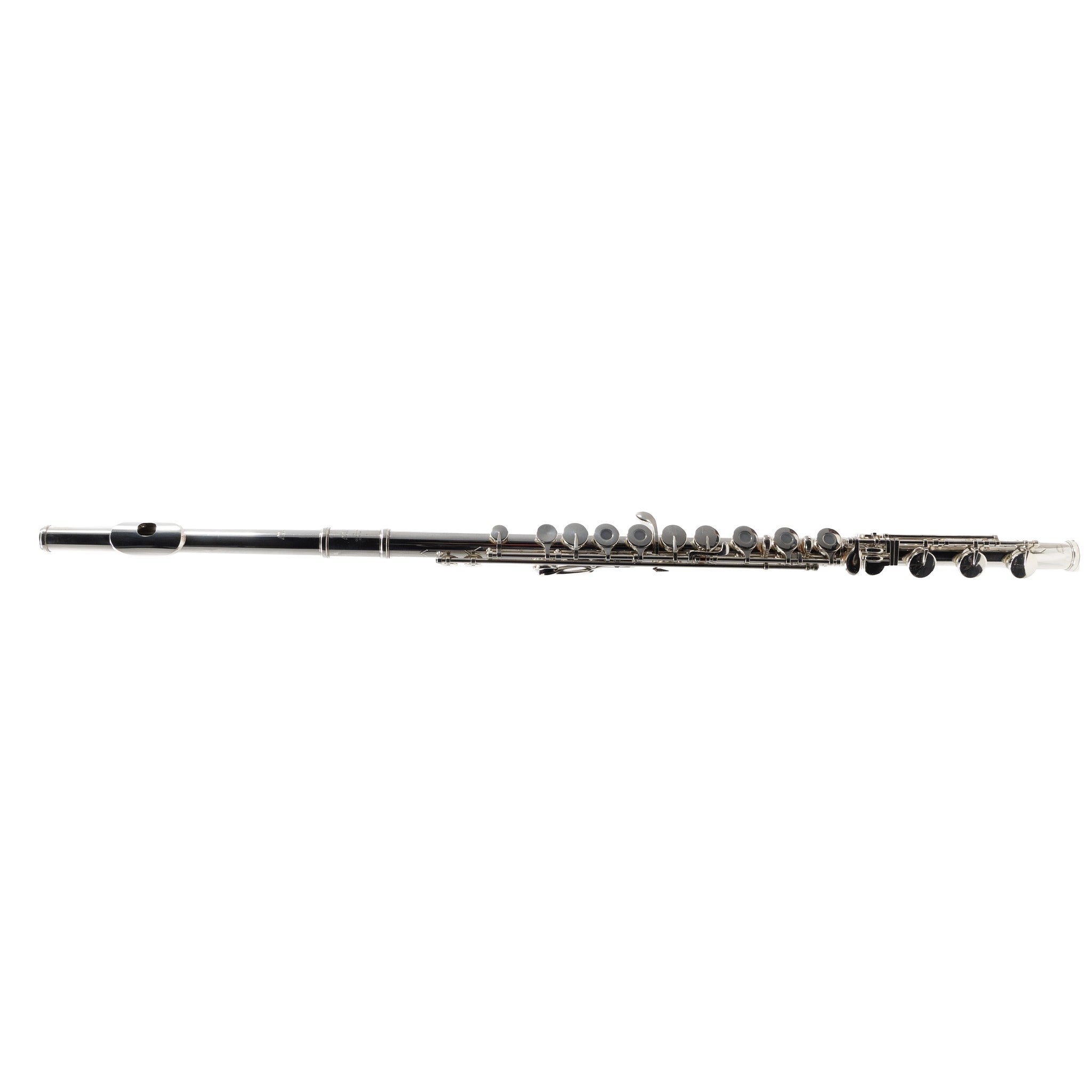 Geohegan 'Phoenix' Solid Silver Handmade Flute with Soldered Tone Holes