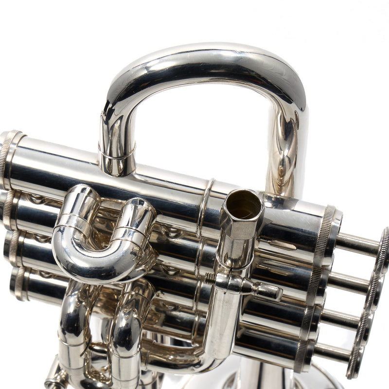 Getzen Eterna Professional Four-Valve Piccolo Trumpet SN P05011 GORGEOUS- for sale at BrassAndWinds.com