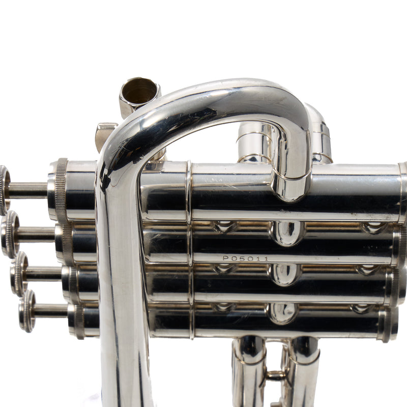 Getzen Eterna Professional Four-Valve Piccolo Trumpet SN P05011 GORGEOUS- for sale at BrassAndWinds.com