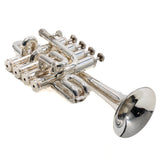 Getzen Eterna Professional Four-Valve Piccolo Trumpet SN P05011 GORGEOUS- for sale at BrassAndWinds.com