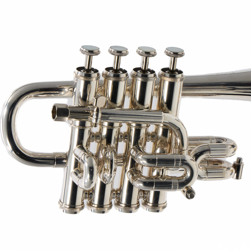 Getzen Eterna Professional Four-Valve Piccolo Trumpet SN P05011 GORGEOUS- for sale at BrassAndWinds.com