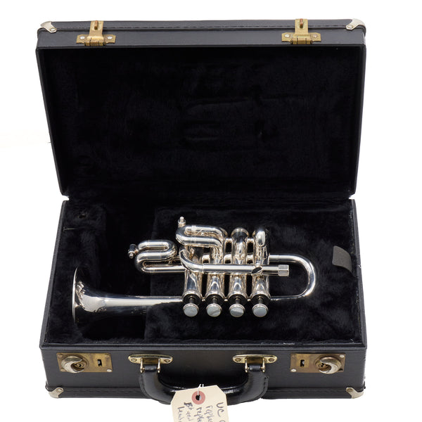 Getzen Eterna Professional Four-Valve Piccolo Trumpet SN P05011 GORGEOUS- for sale at BrassAndWinds.com