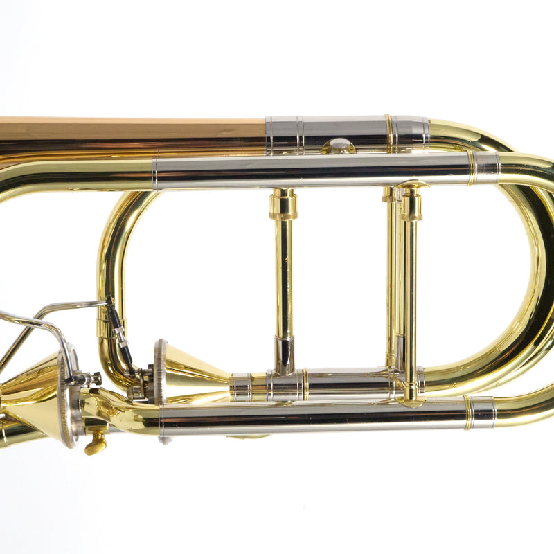 Getzen Model 3062AFR Double Thayer Bass Trombone SN 1436 EXCELLENT- for sale at BrassAndWinds.com