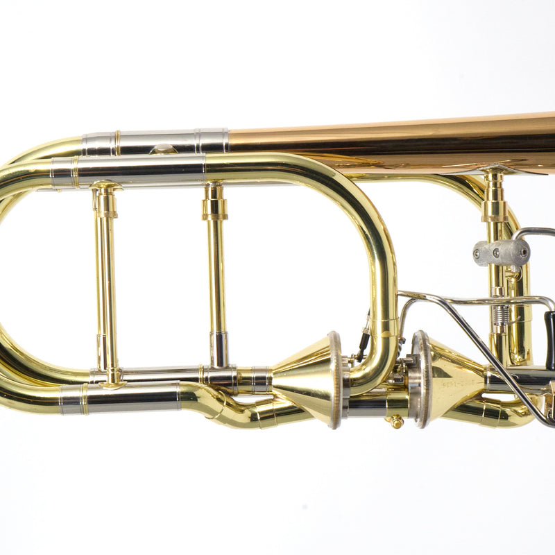 Getzen Model 3062AFR Double Thayer Bass Trombone SN 1436 EXCELLENT- for sale at BrassAndWinds.com