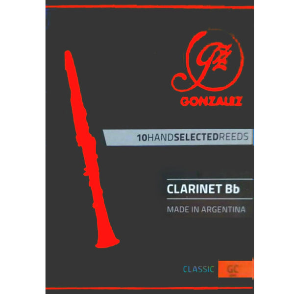 Gonzalez Bb Clarinet 'Classic' Reeds Strength 4, Box of 10