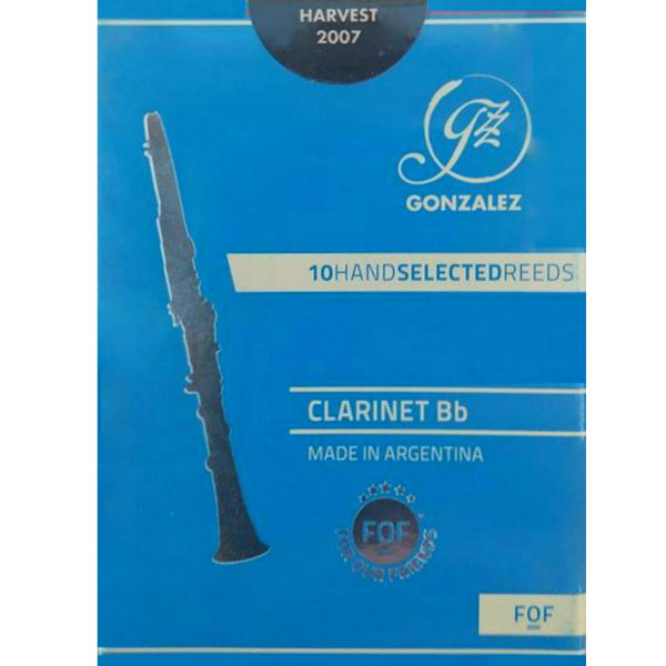 Gonzalez Bb Clarinet 'F.O.F.' Reeds Strength 4, Box of 10