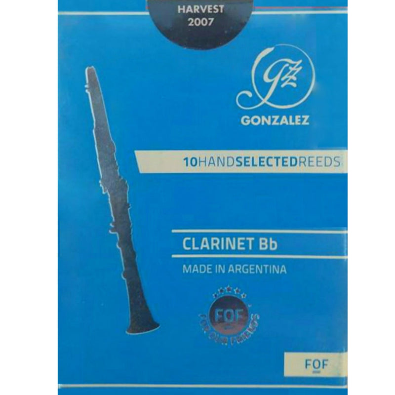 Gonzalez Bb Clarinet 'F.O.F.' Reeds Strength 4, Box of 10
