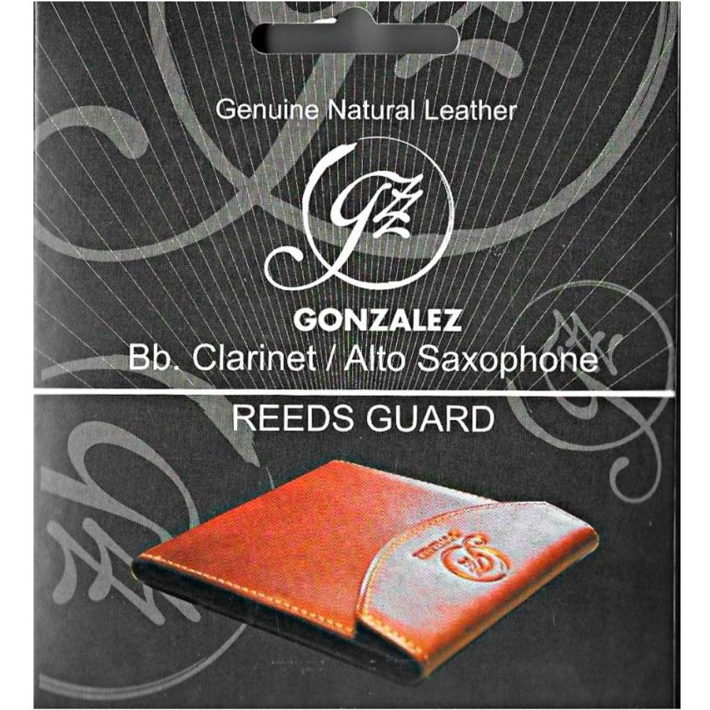 Gonzalez Bb Clarinet/Alto Saxophone Blue Leather Reeds Case