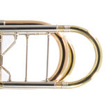 Greenhoe Model GC5-3R-TIS Bass Trombone with Tuning in Slide SN 5402 EXCELLENT- for sale at BrassAndWinds.com