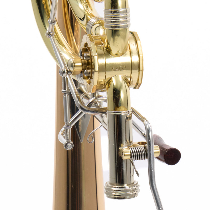 Greenhoe Model GC5-3R-TIS Bass Trombone with Tuning in Slide SN 5402 EXCELLENT- for sale at BrassAndWinds.com