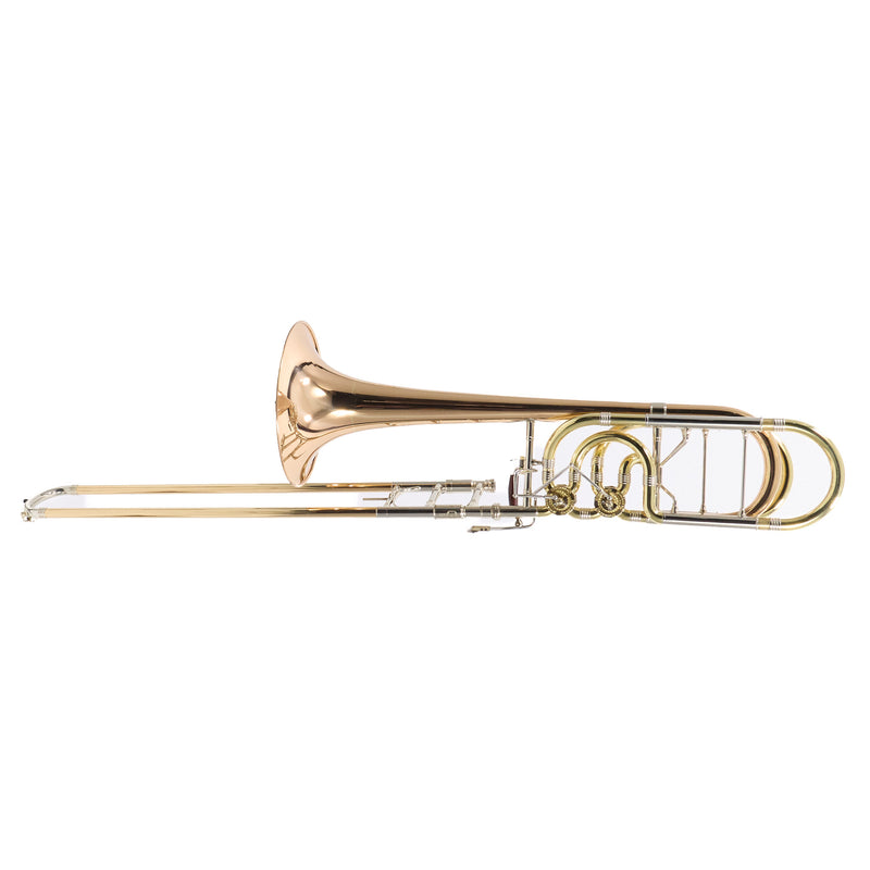 Greenhoe Model GC5-3R-TIS Bass Trombone with Tuning in Slide SN 5402 EXCELLENT- for sale at BrassAndWinds.com