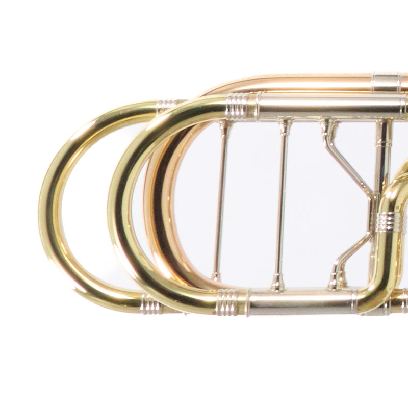 Greenhoe Model GC5-3R-TIS Bass Trombone with Tuning in Slide SN 5402 EXCELLENT- for sale at BrassAndWinds.com