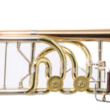 Greenhoe Model GC5-3R-TIS Bass Trombone with Tuning in Slide SN 5402 EXCELLENT- for sale at BrassAndWinds.com