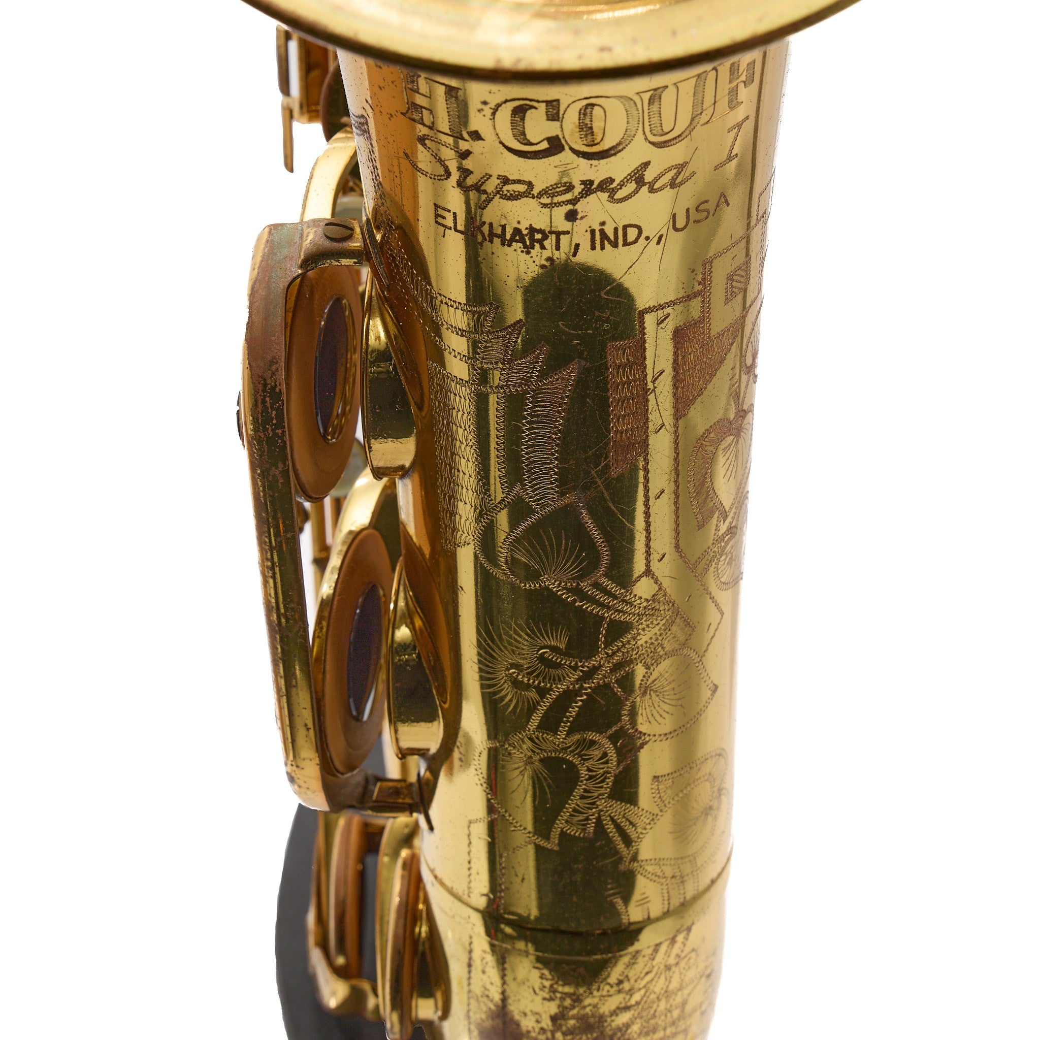 H. Couf 'Superba I' Professional Tenor Saxophone with Rolled Tone Holes