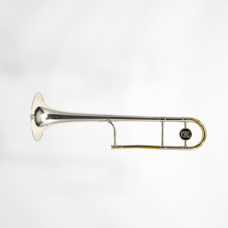 H.N. White King 3B Silversonic Professional Tenor Trombone SN 351848 EXCELLENT- for sale at BrassAndWinds.com