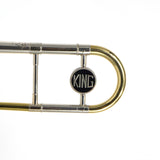 H.N. White King 3B Silversonic Professional Tenor Trombone SN 351848 EXCELLENT- for sale at BrassAndWinds.com