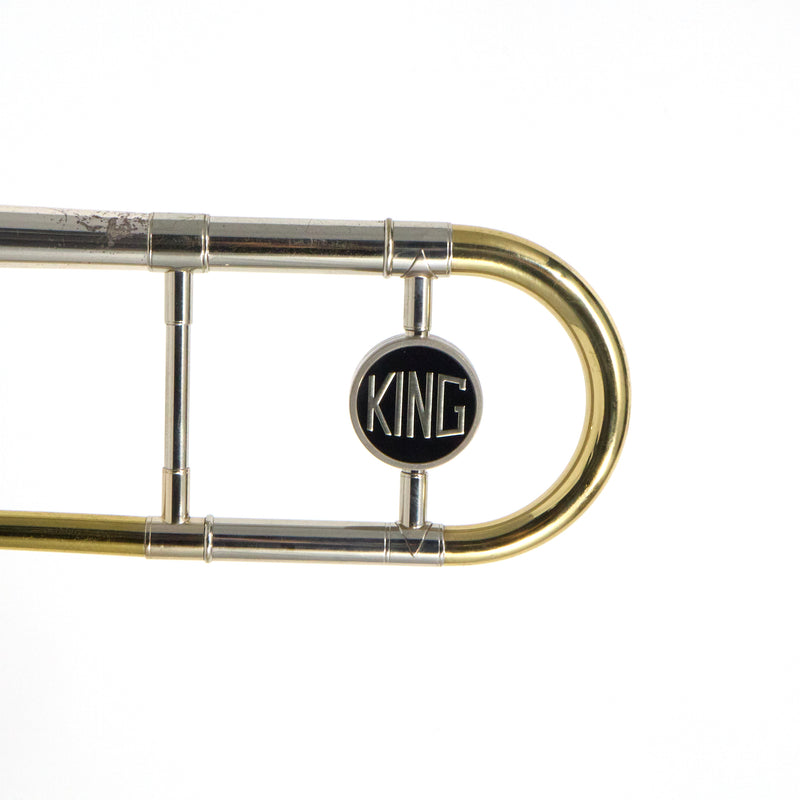 H.N. White King 3B Silversonic Professional Tenor Trombone SN 351848 EXCELLENT- for sale at BrassAndWinds.com