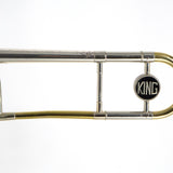 H.N. White King 3B Silversonic Professional Tenor Trombone SN 351848 EXCELLENT- for sale at BrassAndWinds.com