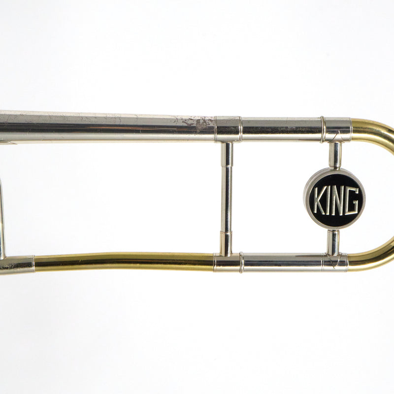 H.N. White King 3B Silversonic Professional Tenor Trombone SN 351848 EXCELLENT- for sale at BrassAndWinds.com