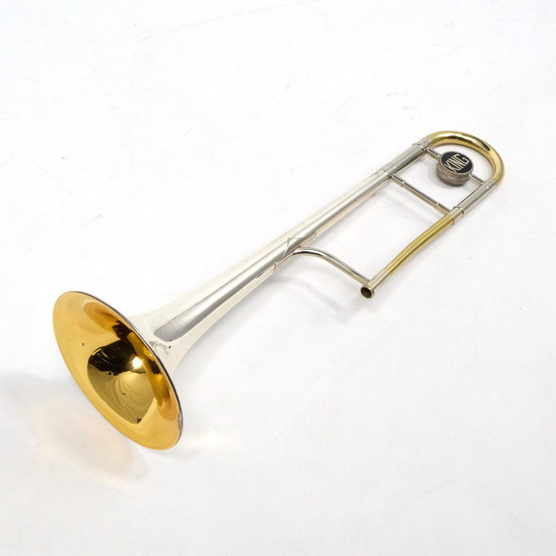 H.N. White King 3B Silversonic Professional Tenor Trombone SN 351848 EXCELLENT- for sale at BrassAndWinds.com