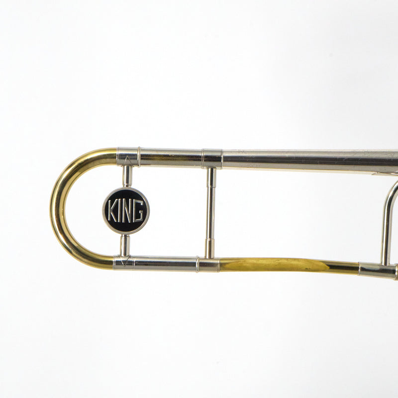 H.N. White King 3B Silversonic Professional Tenor Trombone SN 351848 EXCELLENT- for sale at BrassAndWinds.com