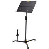 Hercules Model BS301B 'EZ Clutch' Orchestra Stand with Foldable Desk