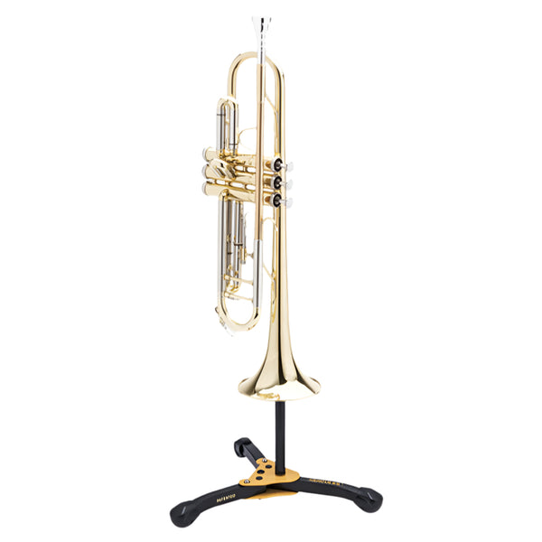 Hercules Model DS510BB Trumpet/Cornet Stand with Bag BRAND NEW- for sale at BrassAndWinds.com