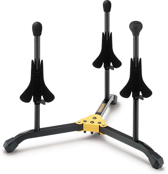 Hercules Model DS513BB 2 Trumpets/Cornets + 1 Flugelhorn Stand BRAND NEW- for sale at BrassAndWinds.com
