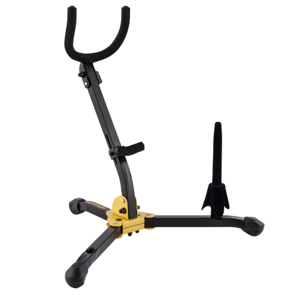 Hercules Model DS532BB 1 Alto or Tenor Saxophone and 1 Flute or Clarinet Stand