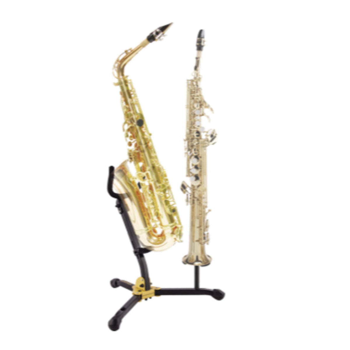 Hercules Model DS533BB Alto or Tenor and Soprano Saxophone Stand