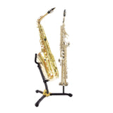 Hercules Model DS533BB Alto/Tenor and Soprano Saxophone Stand BRAND NEW- for sale at BrassAndWinds.com