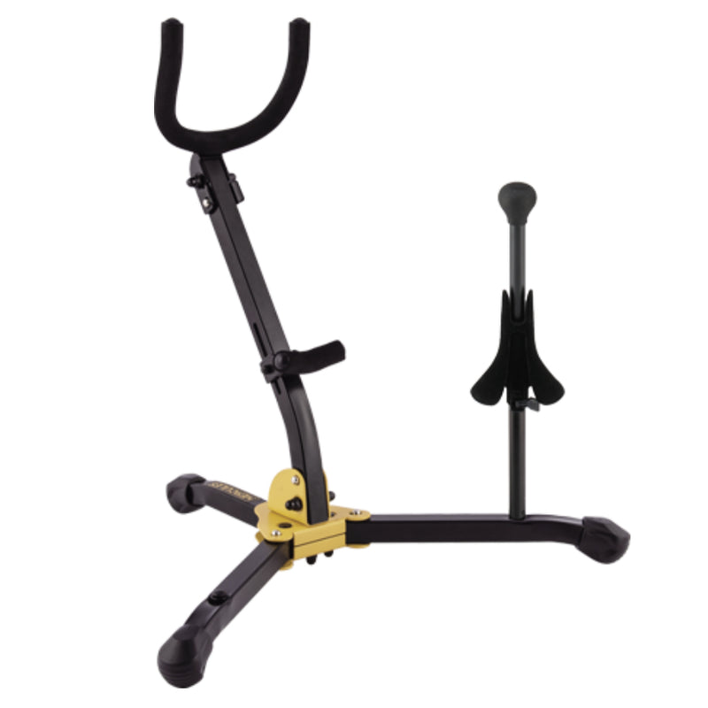 Hercules Model DS533BB Alto/Tenor and Soprano Saxophone Stand BRAND NEW- for sale at BrassAndWinds.com