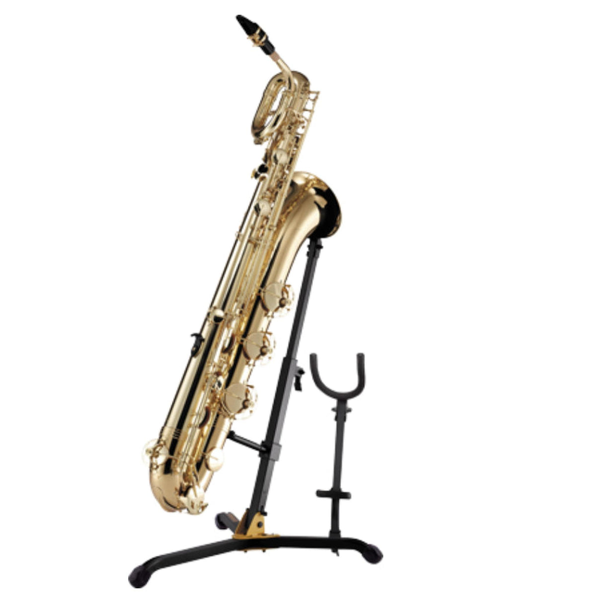 Hercules Model DS536B 1 Baritone and 1 Alto or Tenor Saxophone Stand