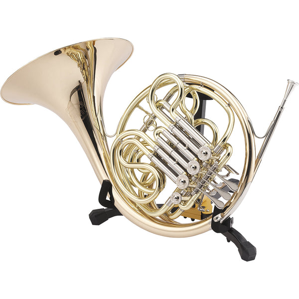 Hercules Model DS550BB French Horn Stand with Bag BRAND NEW- for sale at BrassAndWinds.com