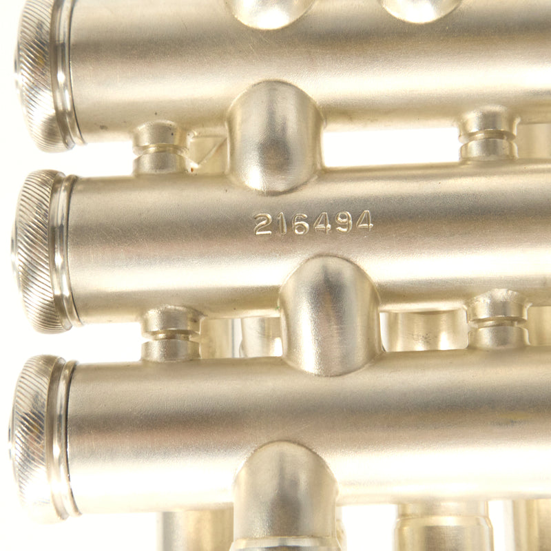 Holton Model 29 Cornet in Satin Silver SN 216494 GREAT VINTAGE CORNET- for sale at BrassAndWinds.com