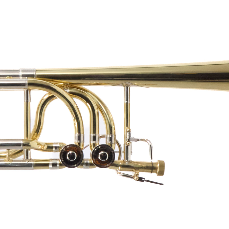 John Packer Model JP232 Bass Trombone with Dual Independent Rotors SN 23200091 NICE- for sale at BrassAndWinds.com
