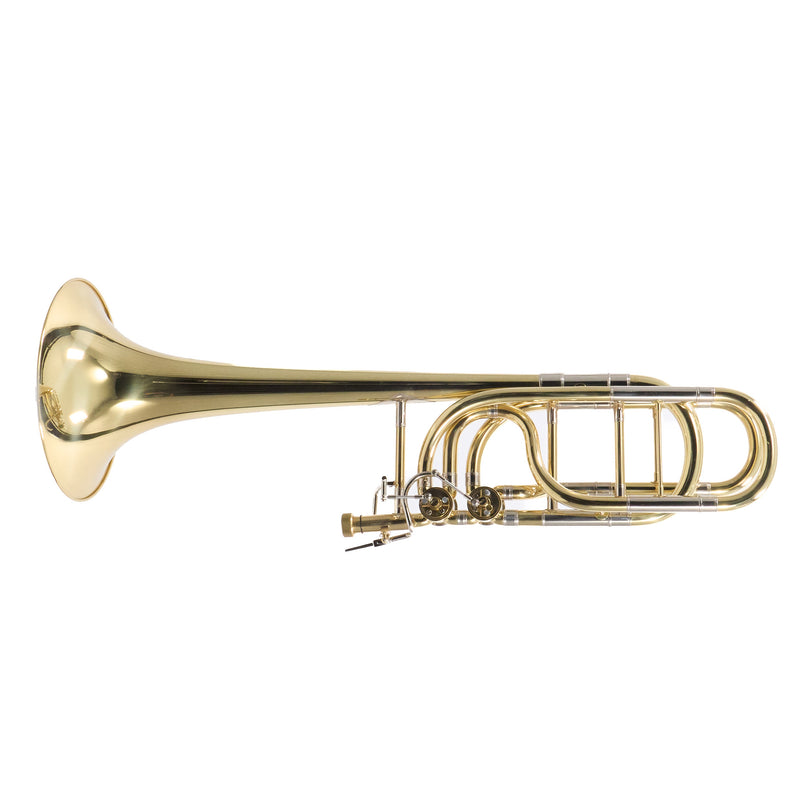 John Packer Model JP232 Bass Trombone with Dual Independent Rotors SN 23200091 NICE- for sale at BrassAndWinds.com