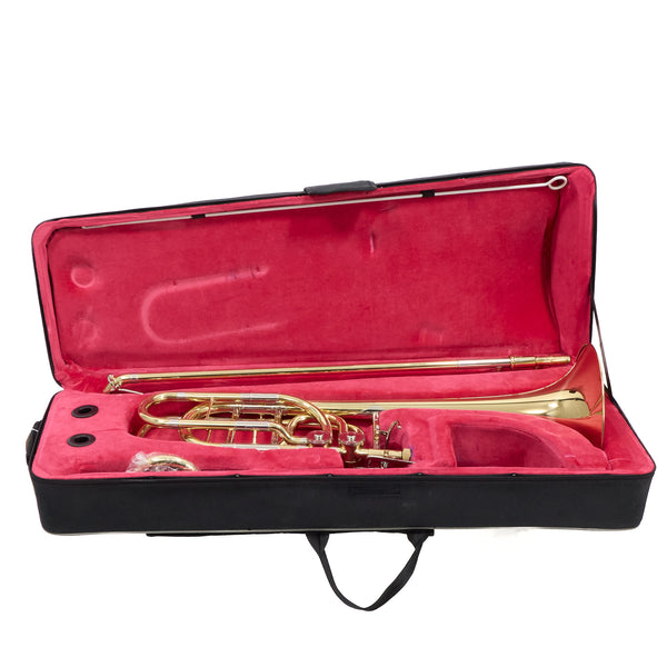 John Packer Model JP232 Bass Trombone with Dual Independent Rotors SN 23200091 NICE- for sale at BrassAndWinds.com