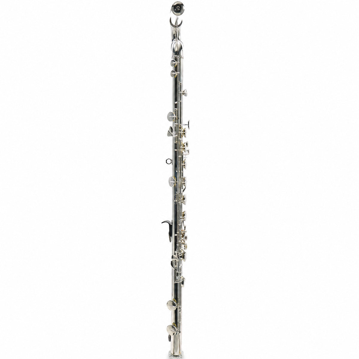 Jupiter JBF1100E Professional Vertical Bass Flute in Silver Plate