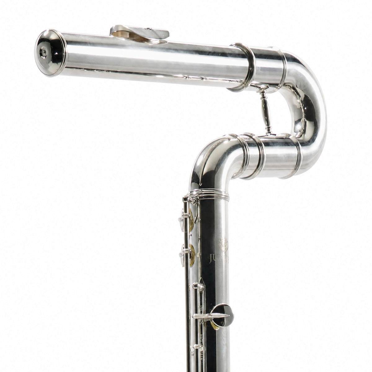 Jupiter JBF1100E Professional Vertical Bass Flute in Silver Plate