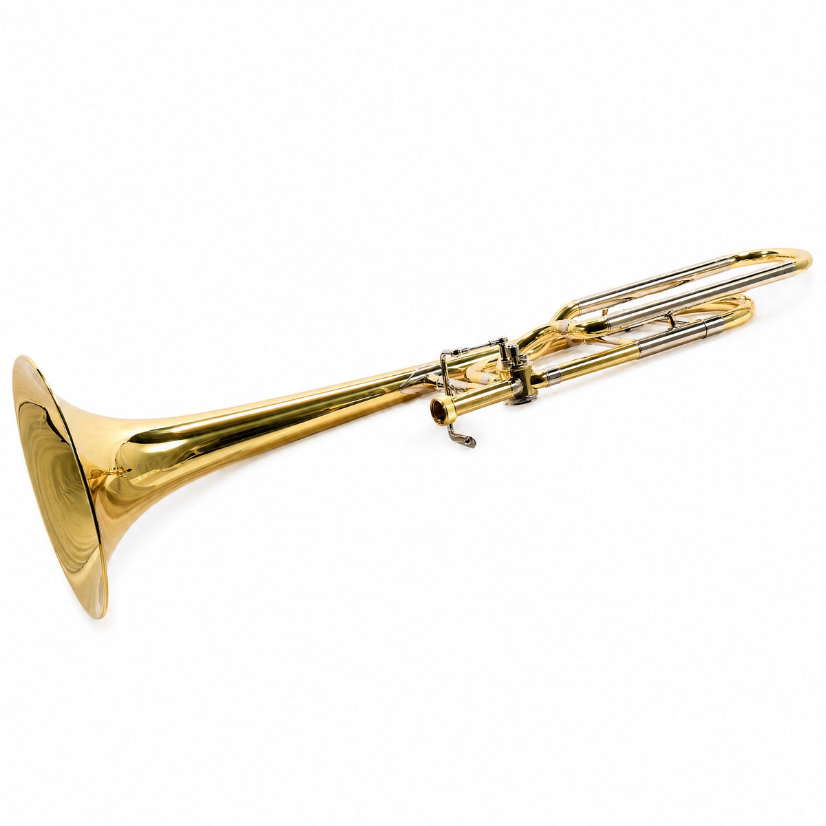 Jupiter JTB1150FOQ Intermediate Bb/F Tenor Trombone in Clear Lacquer