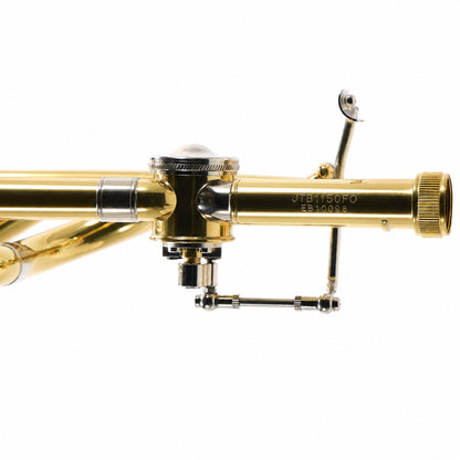 Jupiter JTB1150FOQ Intermediate Bb/F Tenor Trombone in Clear Lacquer