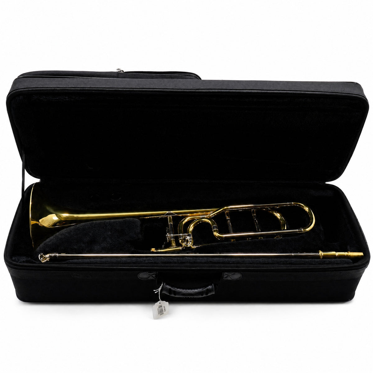 Jupiter JTB1150FOQ Intermediate Bb/F Tenor Trombone in Clear Lacquer
